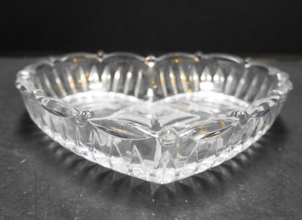Studio Nova Crystal Heart Dish Frosted Wedding Christmas Bells