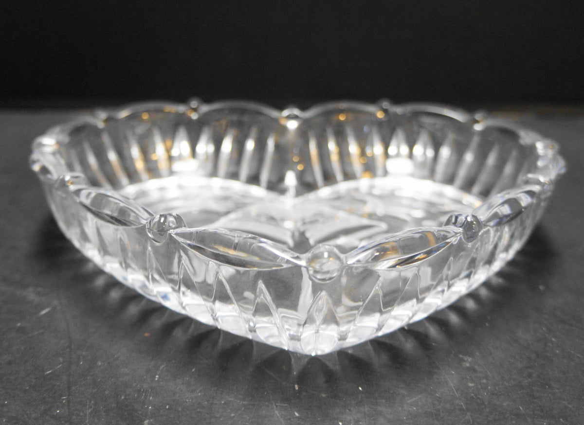 Studio Nova Crystal Heart Dish Frosted Wedding Christmas Bells