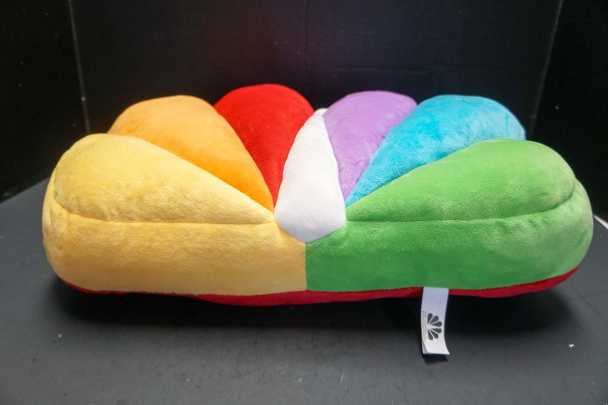 NBC Universal Peacock Plush Throw Pillow 2016