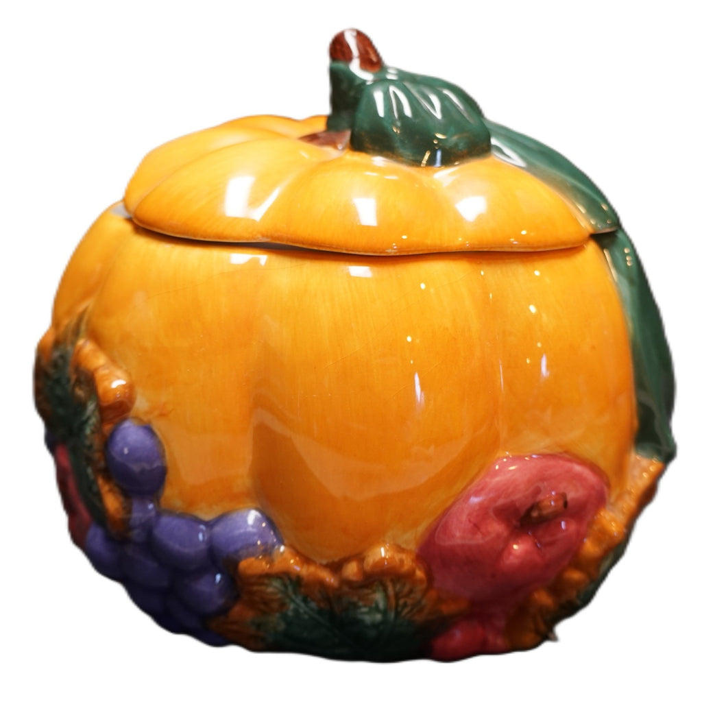 Cracker Barrel Pumpkin Soup Tureen 1998 KC6785 No Ladle Thanksgiving