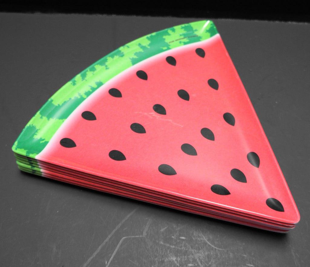 Creative Expressions Watermelon Melamine Plates Set of 7 Taiwan