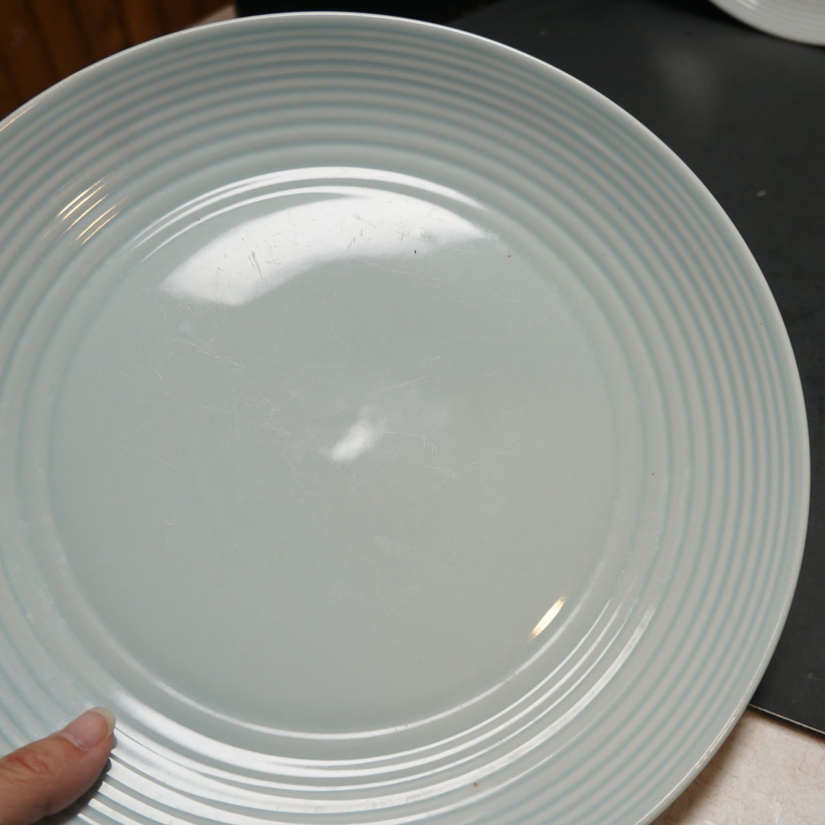 Royal Doulton Gordon Ramsey Maze Aqua Light Blue Dinner Plates Set of 3
