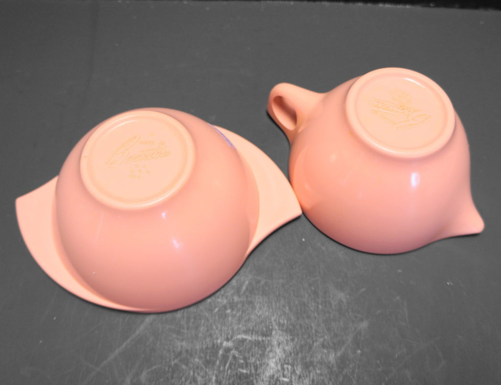 Boonton Pink Wing Cream Sugar Set
