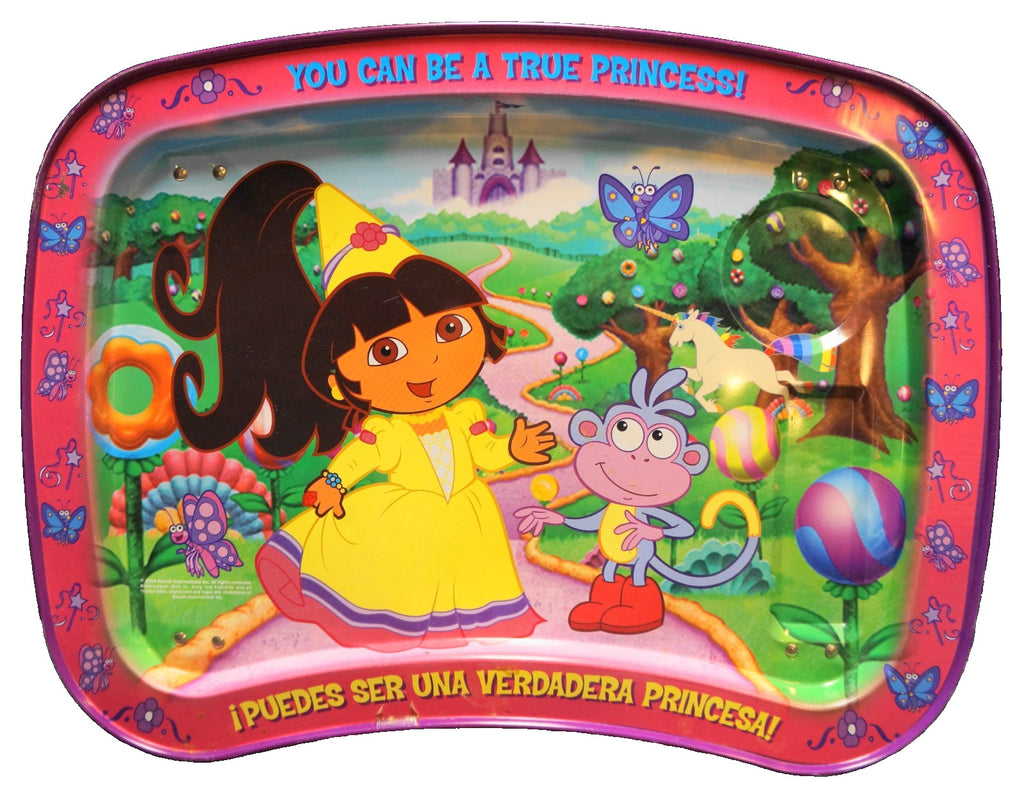 Dora the Explorer 2003 Bright Graphics Metal Folding Tray