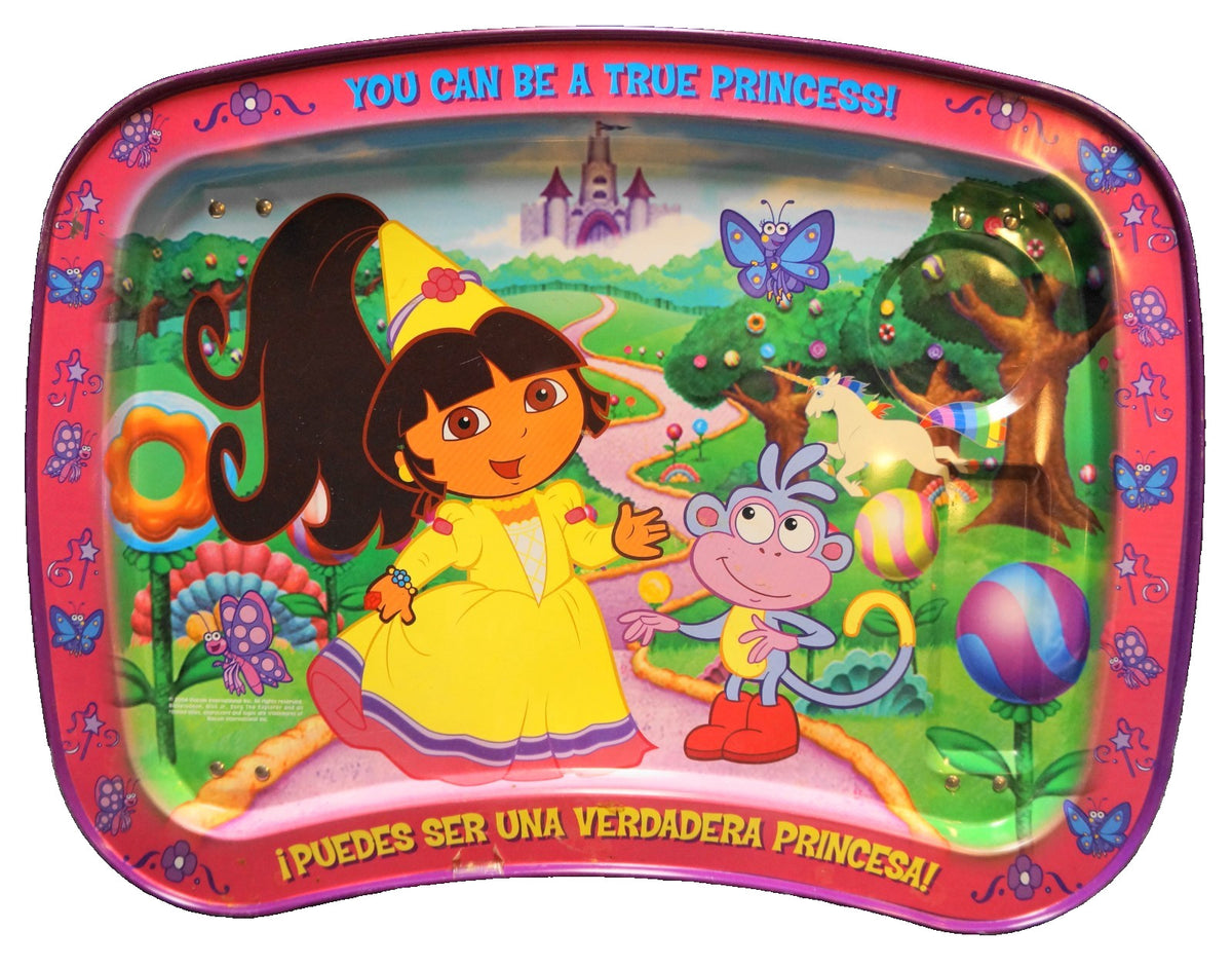Dora the Explorer 2003 Bright Graphics Metal Folding Tray