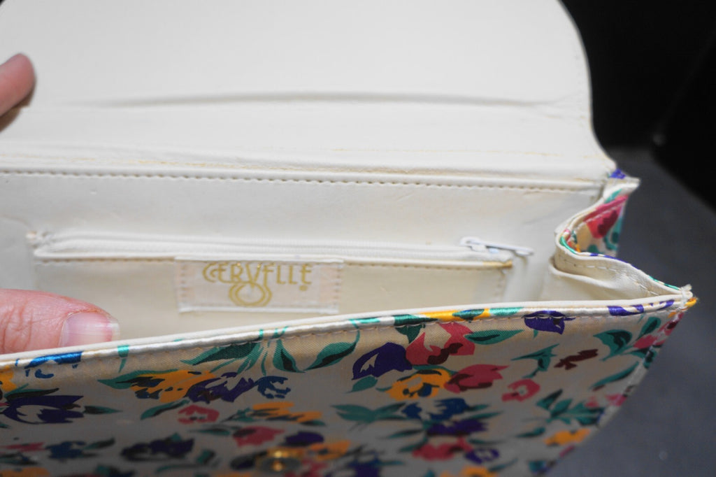 Cervelle Satin Floral Vintage Purse
