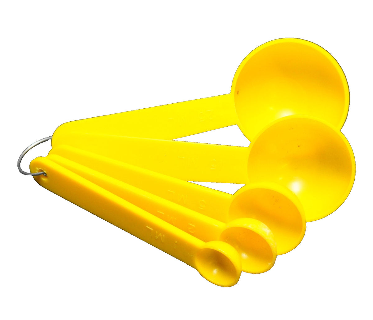 Enrich Ohaus Yellow Plastic Metric Measuring Spoons