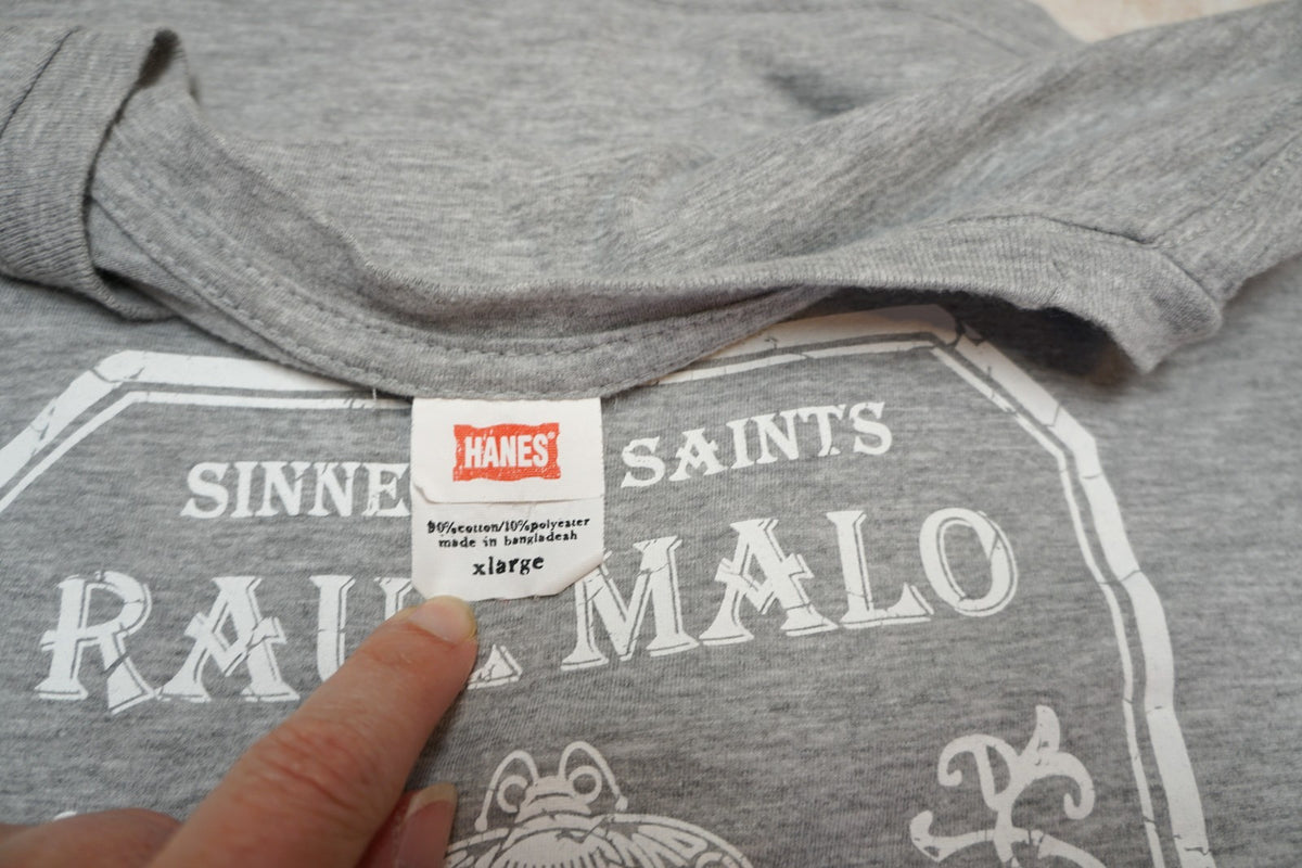 Raul Malo Sinners & Saints Gray T Shirt XL