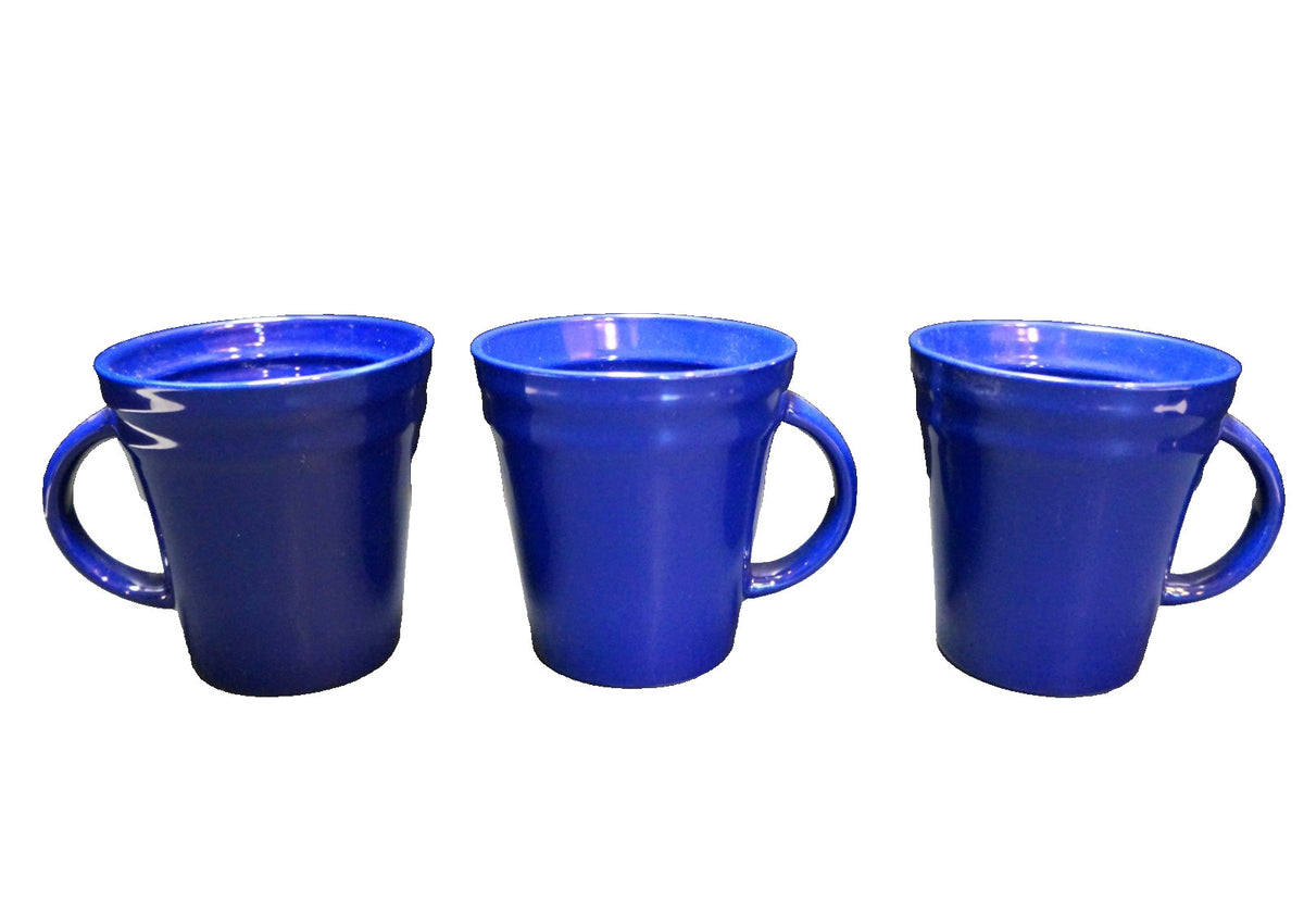 Rachael Ray Double Ridge Blue Raspberry Coffee Mugs Set of 3