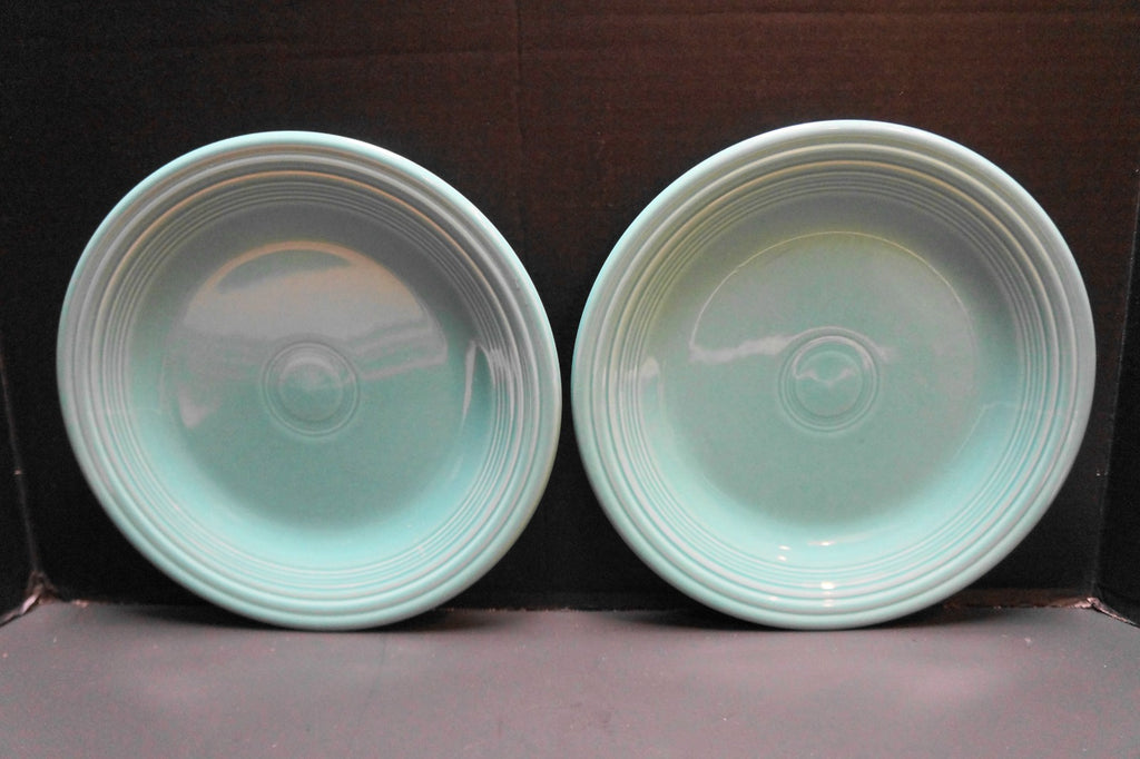 Homer Laughlin Fiesta Fiestaware Green Dinner Plates Pair Recent