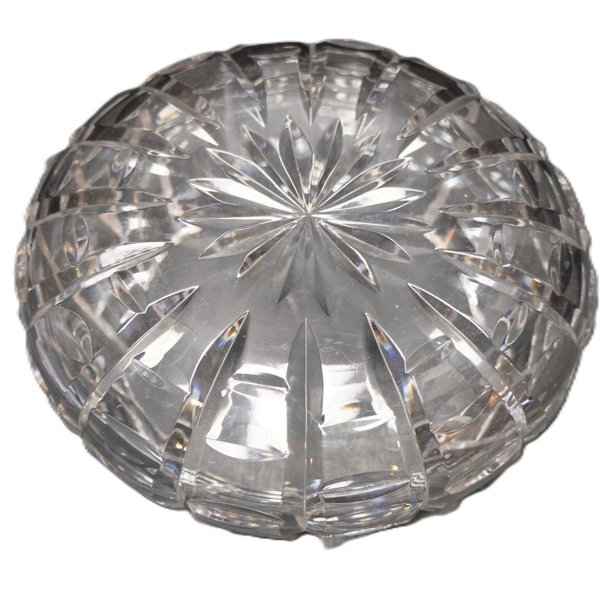 Waterford Crystal Tralee 5" Tapered Serving Bowl Cut Vertical Ovals