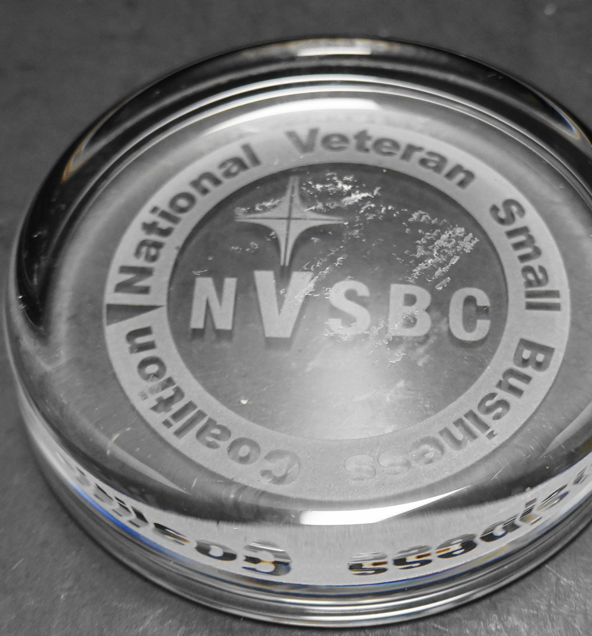 National Veteran Small Business Coalition NVSBC Paperweight