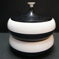 Plastics Consolidated MCM Snack Stacking Canister Set Black White