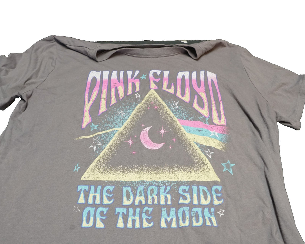 SOLD Pink Floyd Dark Side of the Moon Gray T-Shirt Size L 2025