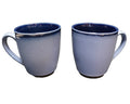 Sango Nova Blue Coffee Mugs Pair