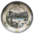 Rocky Mountain National Park Colorado Souvenir Plate Hand Tinted
