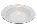 Vernon Kilns Modern California Azure Blue Round Vegetable Bowl