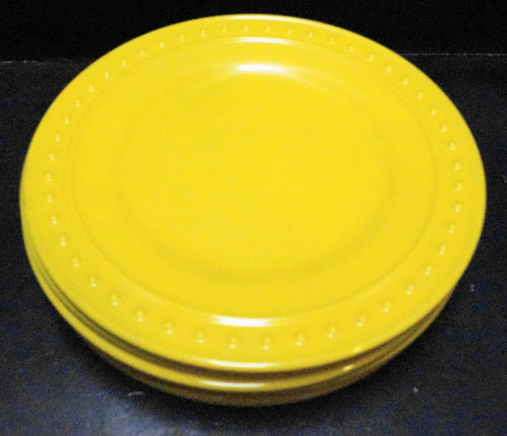 Home Expressions JC Penney Yellow Melamine Salad Plates Set of 6