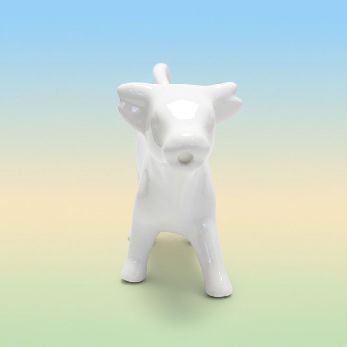 SOLD France Classic Whiteware Williams Sonoma Cow Creamer 3 Oz