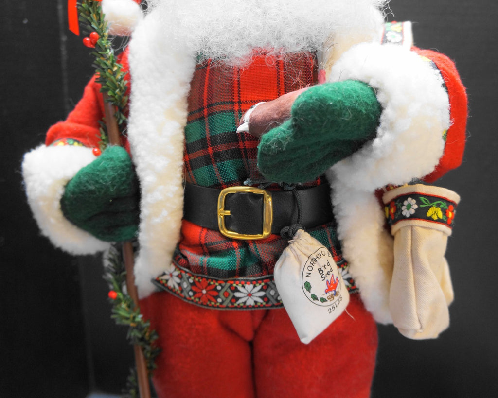 Holiday Creations Santa Musical Figurine 24" Noel 1993