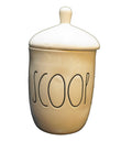 Rae Dunn Scoop Sugar Bowl Canister Farmhouse Magenta Beveled Base