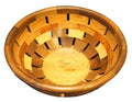 Wood Block Stacked Bowl Artist Signed MMZ