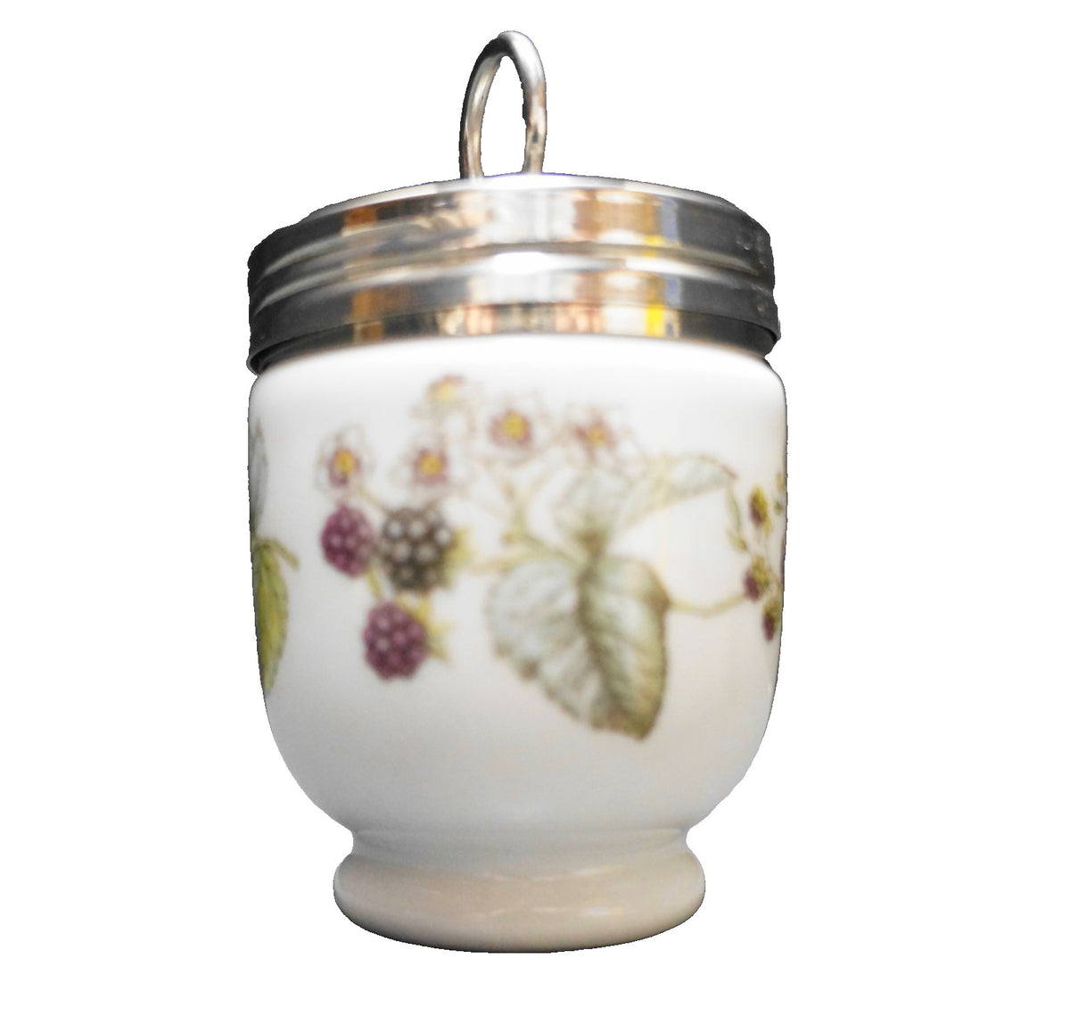 Royal Worcester Lavinia Blackberry Bone China Egg Coddler
