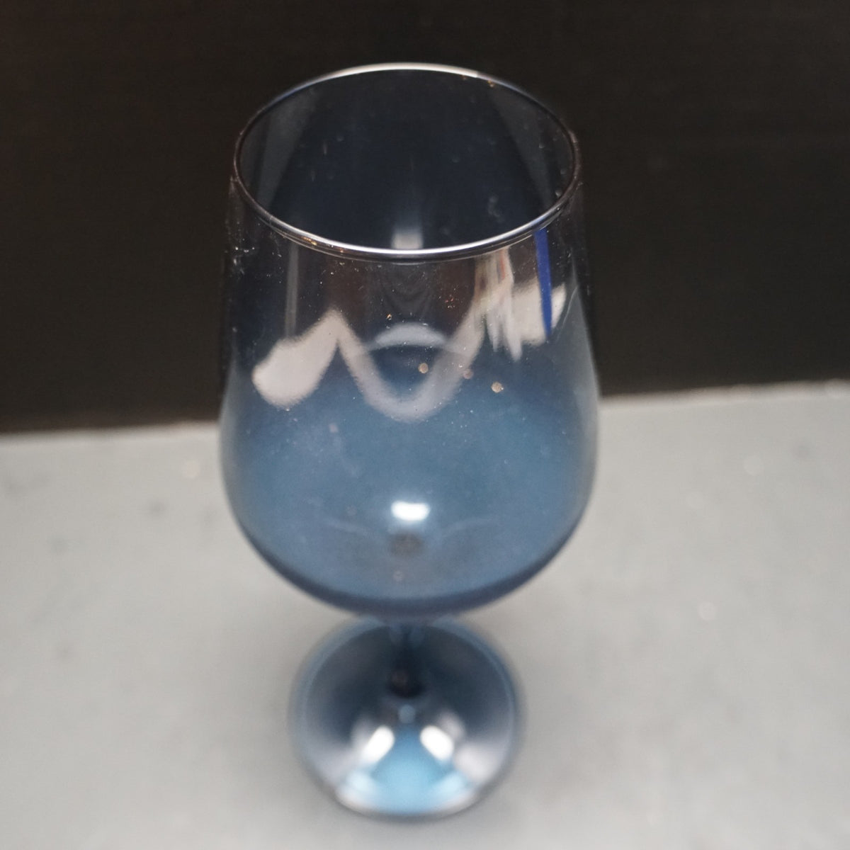 Rakle Luxury Matte Blue Wine Glass Single 16 OZ