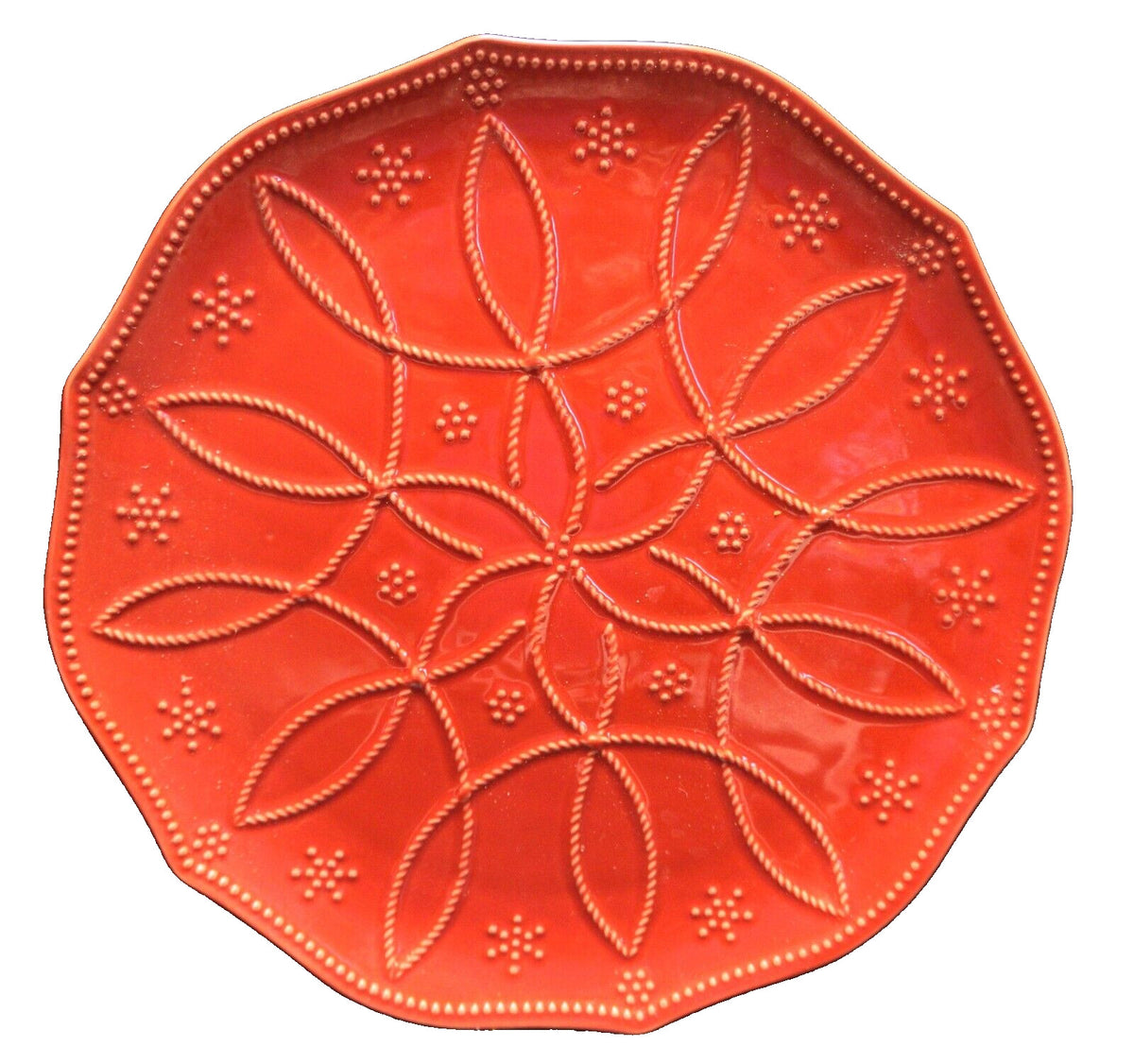 Food Network Fontinella Chop Plate Round Platter 14 3/8 IN