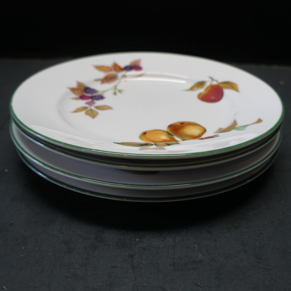 Royal Worcester Evesham Vale Salad Plates Set of 4