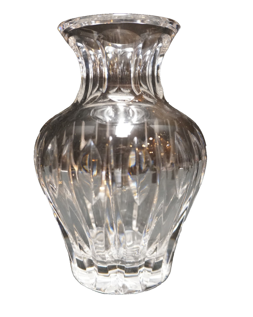 Waterford Sheridan Crystal Bouquet Vase 6Ã¢â‚¬Â Elegant Vertical Cuts