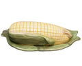 Corn Cob Pottery Covered Butter Dish Unsigned
