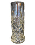 Ceska Tradition Mouth Blown Hand Cut Crystal Hurricane Candle Lamp Poland