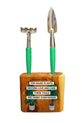 Wisconsin Dells Souvenir House Plant Tools Wood Block