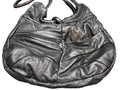 Black Leather Slouchy Hobo Shoulder Bag Purse Made in Mexico