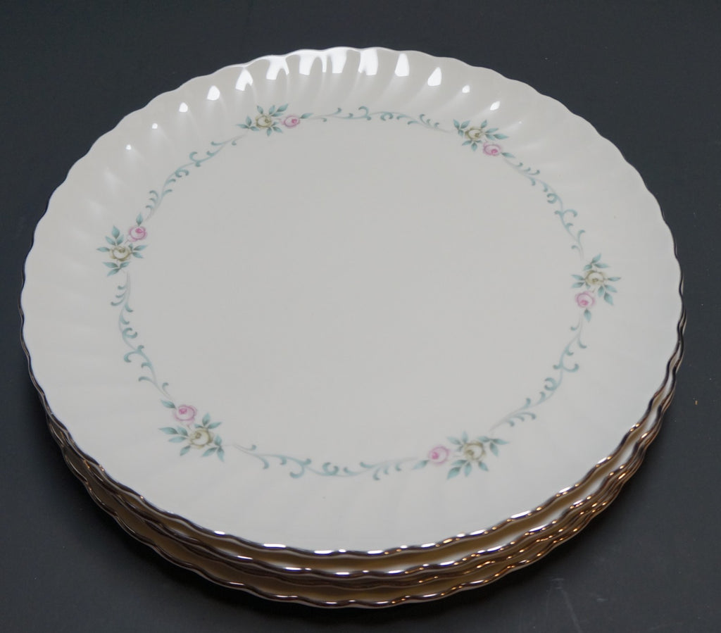 Syracuse Sweetheart Dinner Plates Set of 7 Silhouette Fine China