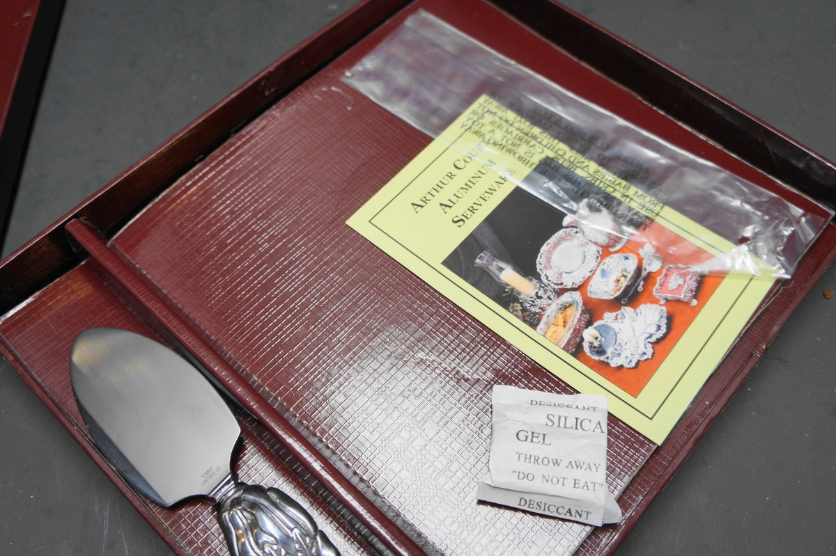 Arthur Court Magnolia Cheese Plate Server Set in Box