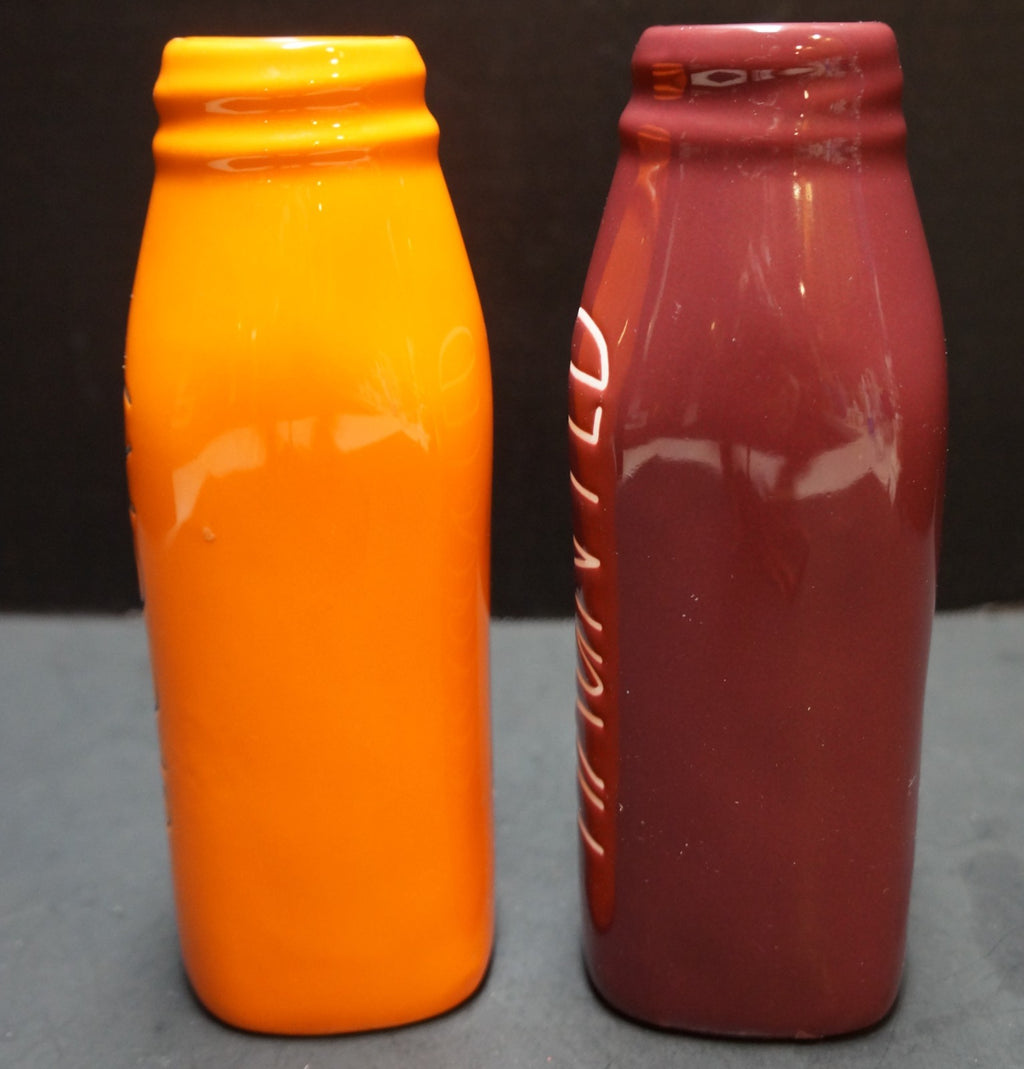 Rae Dunn Spooky Haunted Bottle Shaped Vases Pair Halloween 2022
