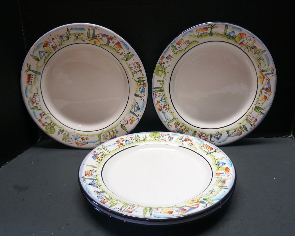 SOLD Provence by Sakura Dinner Plates Set of 4 French Coast 1990s
