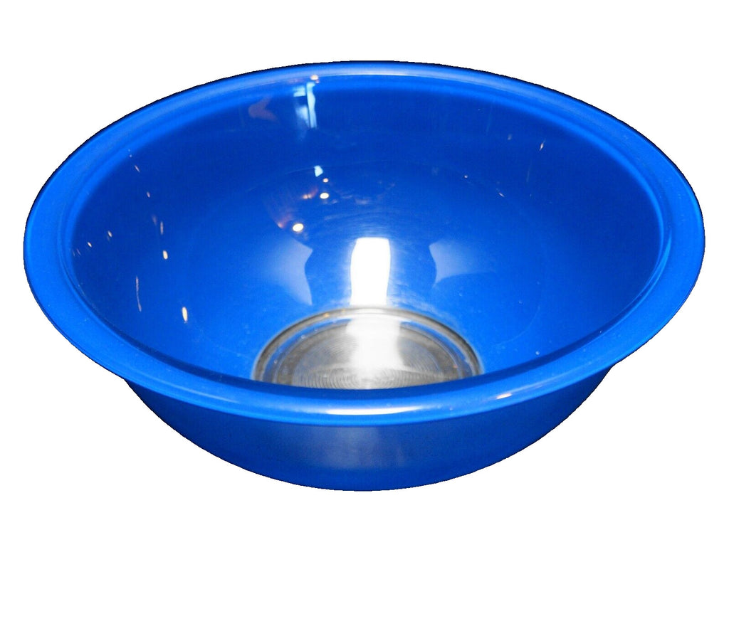 Pyrex 325 Primary Royal Blue on Clear Mixing Bowl 2.5 QT