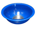 Pyrex 325 Primary Royal Blue on Clear Mixing Bowl 2.5 QT
