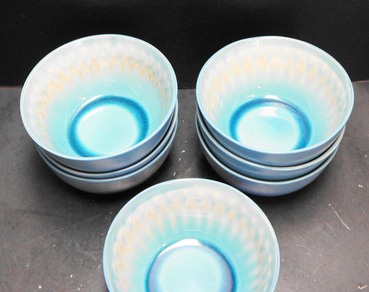 Baum Shibori Soup Cereal Bowls Set of 7