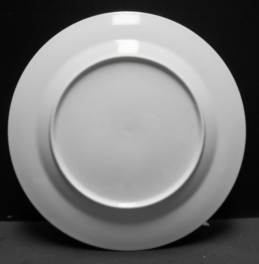 American Atelier Gingham Harvest Dinner Plate 10 1/2 IN