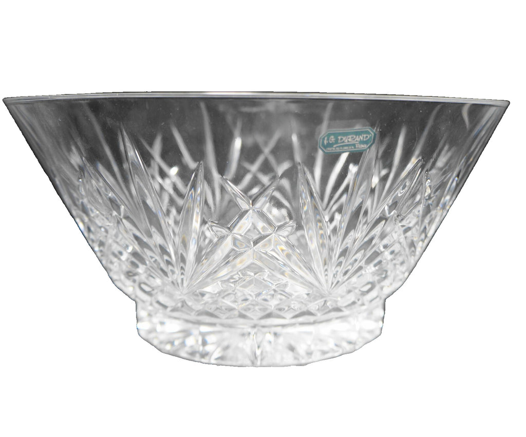 Cristal D'Arques Durand Villemont Crystal Salad Serving Bowl in Box