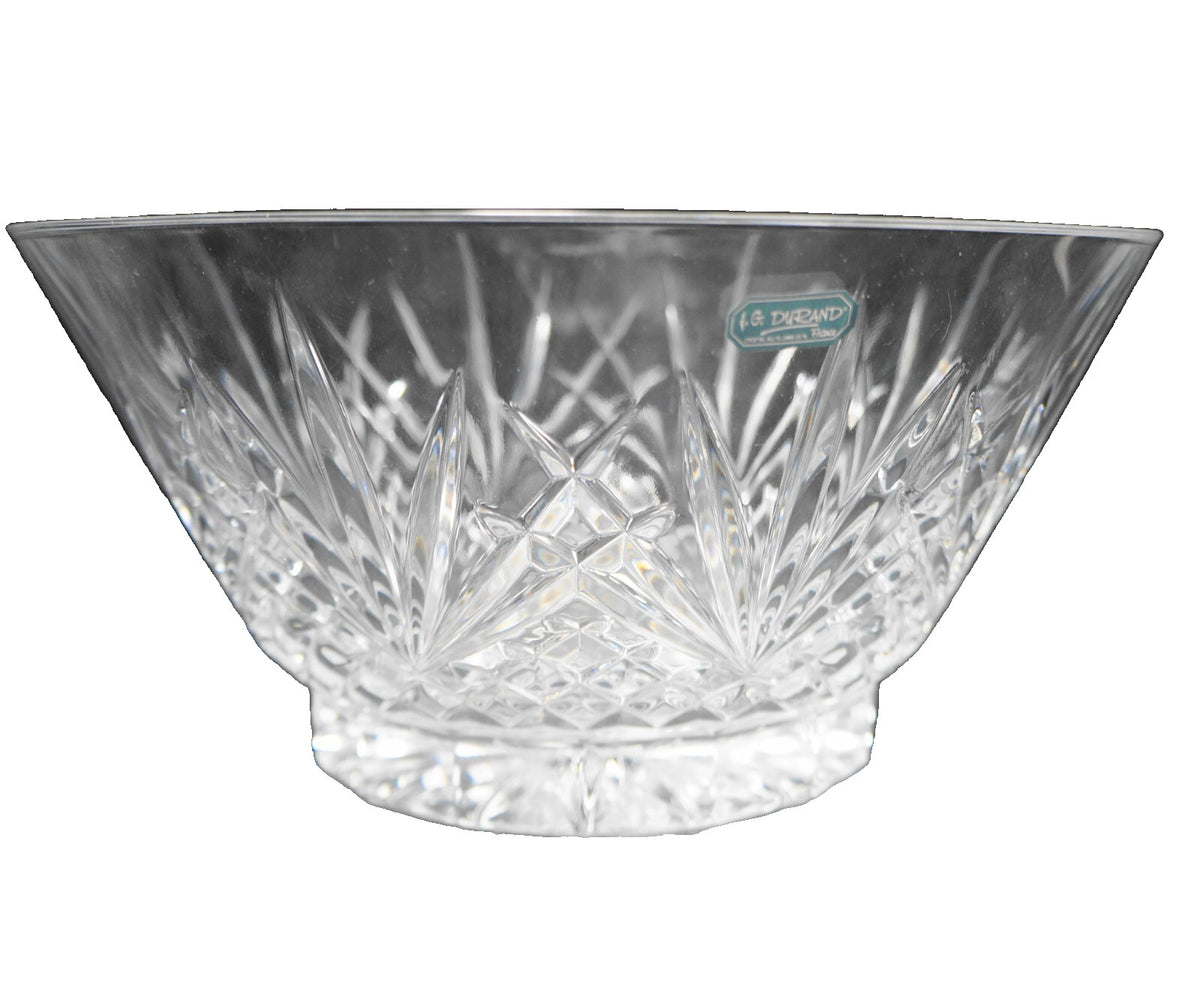 Cristal D'Arques Durand Villemont Crystal Salad Serving Bowl in Box