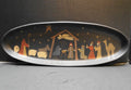 Donna White Hearthside Collection Nativity Scene Wooden Tray