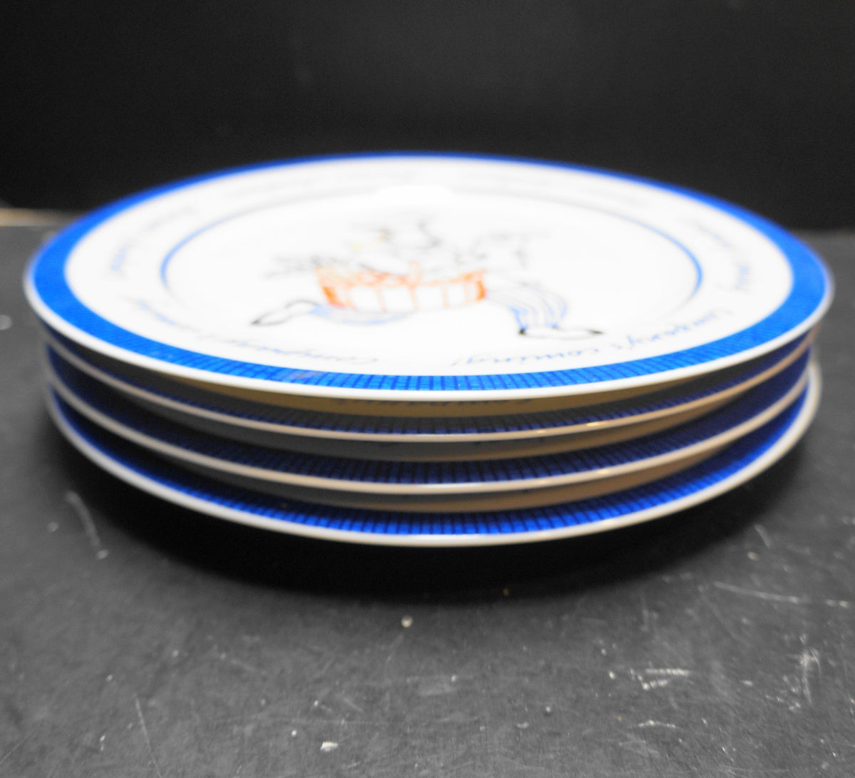 The Cellar Chef Company's Coming Salad Luncheon Plates Set of 4