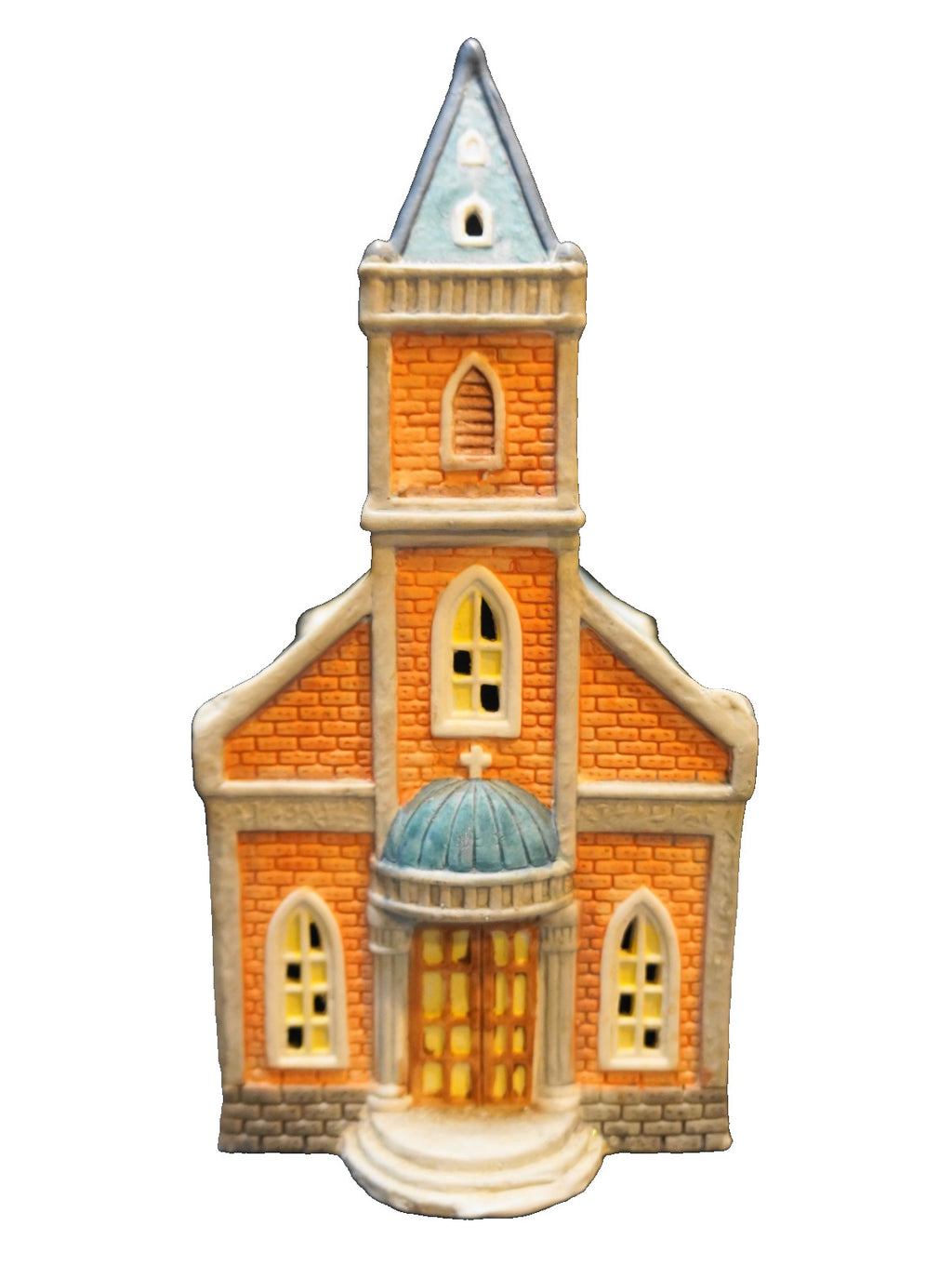 Collins Holiday Expressions Porcelain Lighted House Church Christmas Village