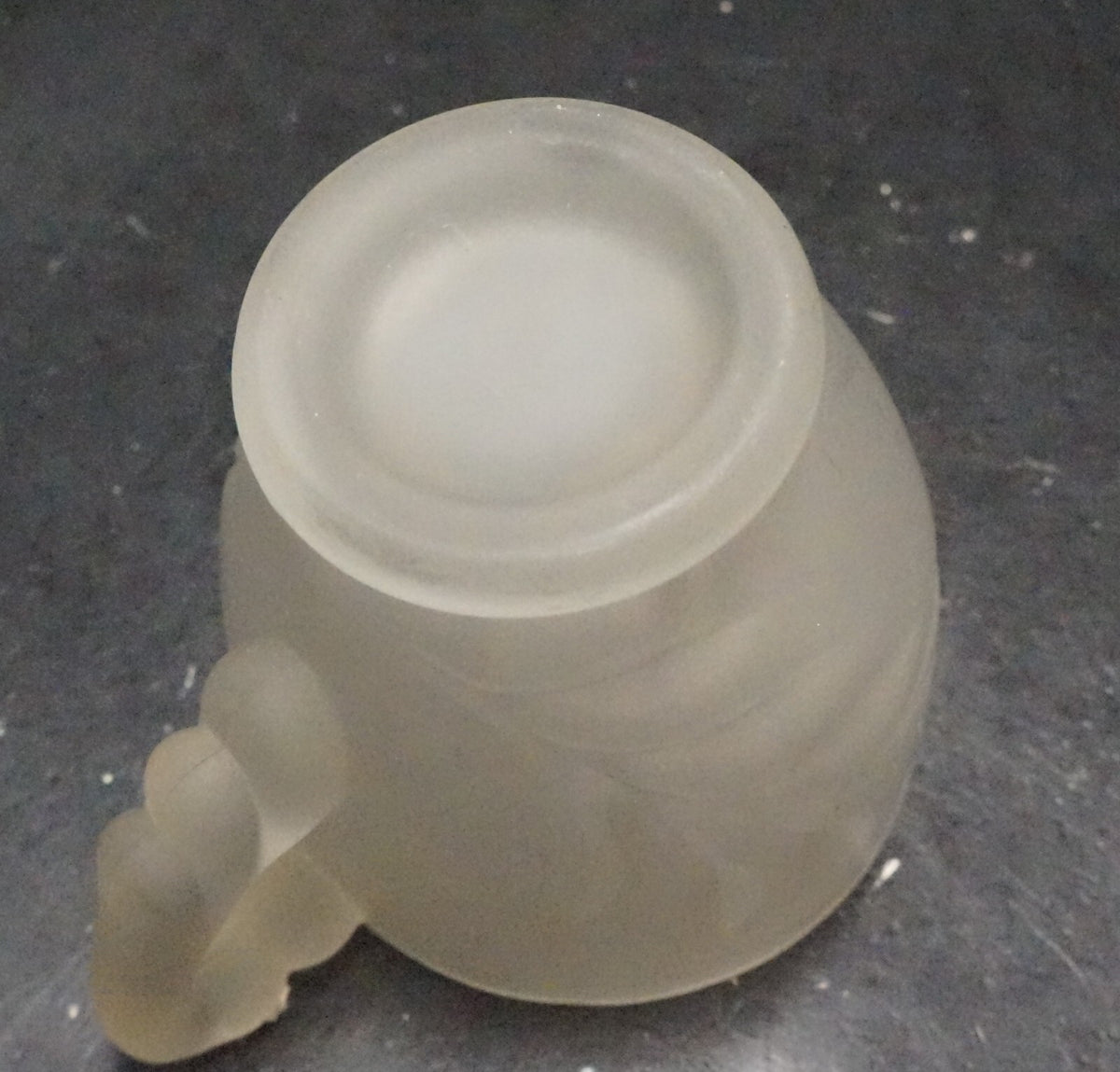 Indiana Glass Willow Frost Satin Creamer