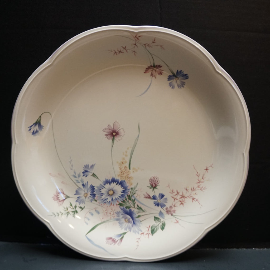 Mikasa Rondo Stephanie Chop Plate Round Platter Wildflowers